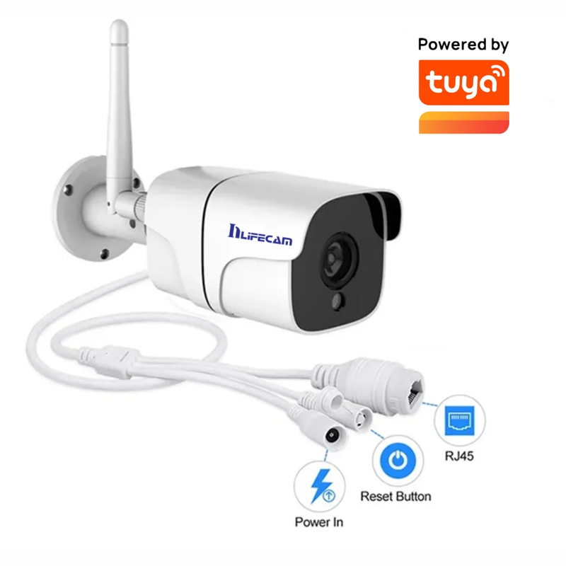 4.0MP/5.0MP/6.0MP Tuya Smart Bullet WIFI IP Camera Outdoor WIFI&POE