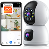 Tuya Smart APP & Smart Life APP 3.0MP+3.0MP Dual Lens Indoor PTZ Pan Tilt Fixed Lens Smart WIFI IP Camera