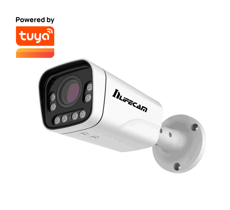 Tuya Smart APP 5.0MP/8.0MP Outdoor WIFI POE IP Camera Metal