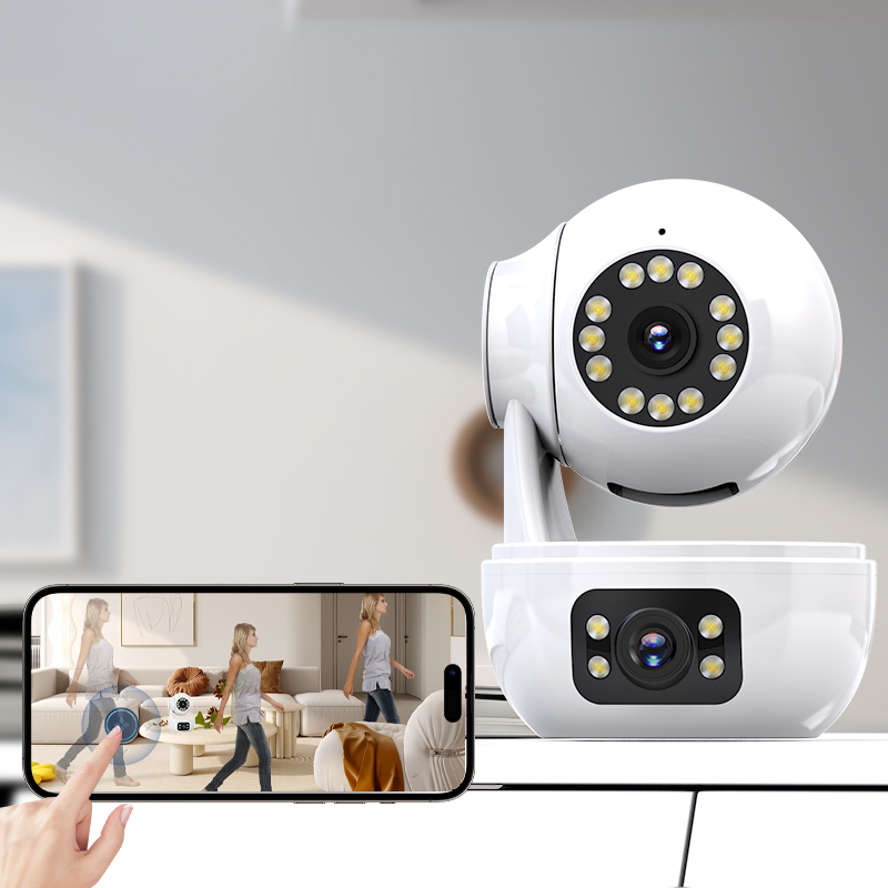 3.0MP+3.0MP Indoor Dual Lens Pan Tilt PTZ WIFI IP Camera Smart PTZ CCTV Camera Tuya Smart APP inLifeCam