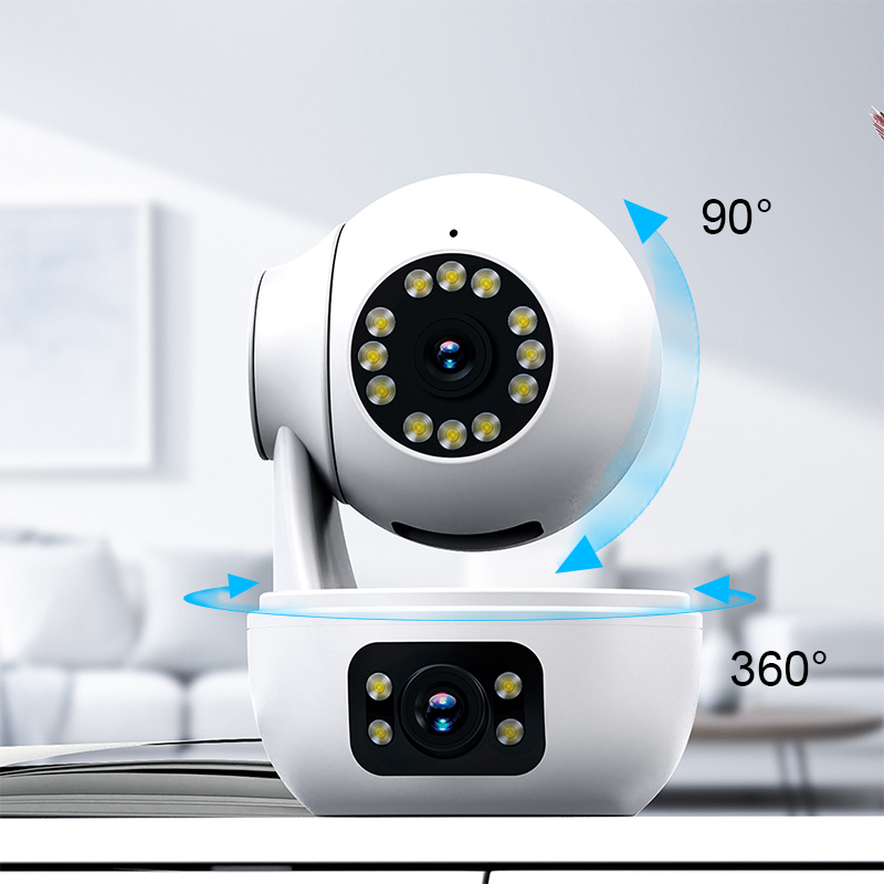 3.0MP+3.0MP Indoor Dual Lens Pan Tilt PTZ WIFI IP Camera Smart PTZ CCTV Camera Tuya Smart APP inLifeCam